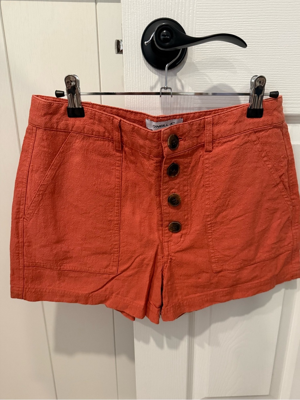 O'Neill Rust Button-Front Women’s Shorts